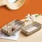 Glitzhome® Gold Rectangle Metal Mirrored Decorative Trays Set